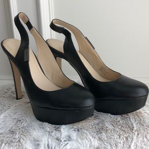 Platform Slingback Pumps